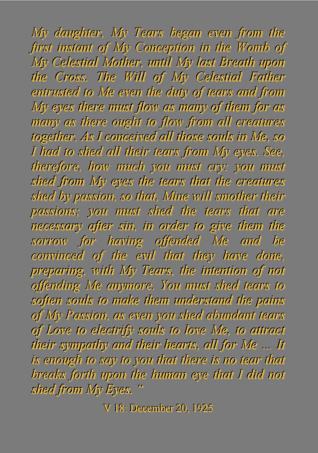 The Nine Excesses of Love: Of The Infant Jesus in the Womb of His Mother - Paperback - By Servant of God Luisa Piccarreta