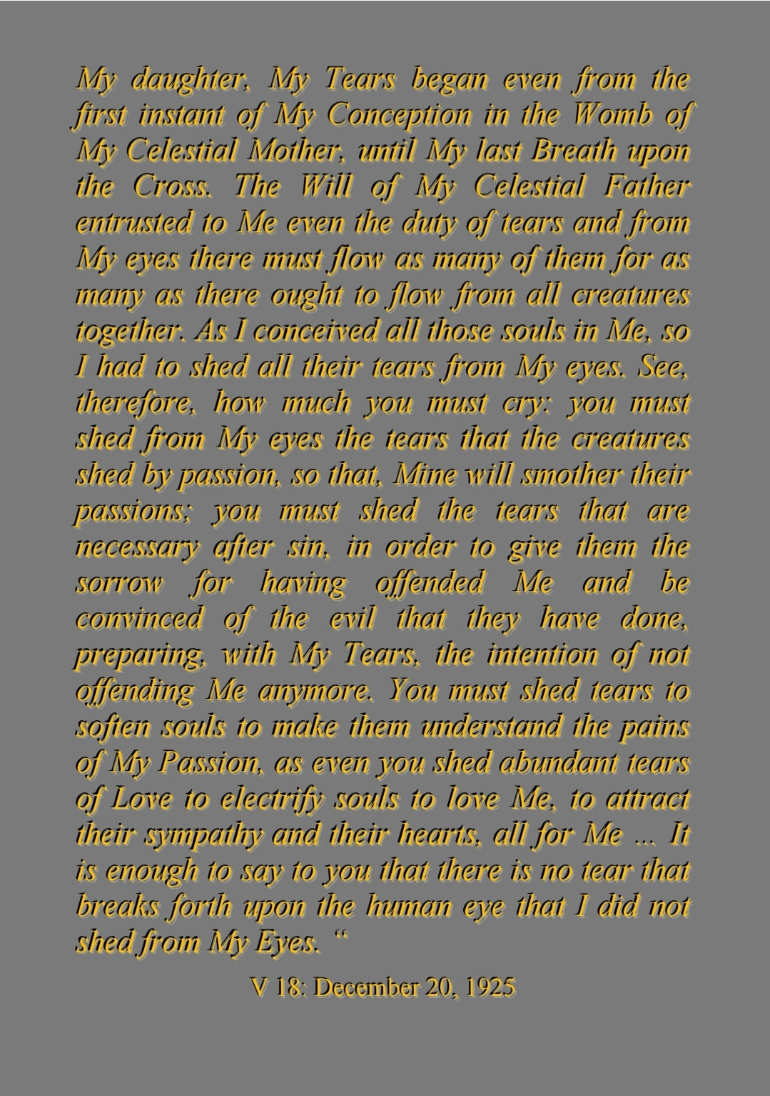 The Nine Excesses of Love: Of The Infant Jesus in the Womb of His Mother - Paperback - By Servant of God Luisa Piccarreta