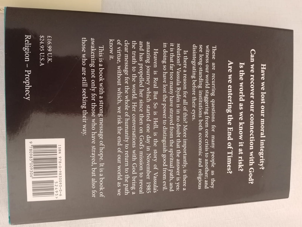 Heaven Is Real But So Is Hell: An Eyewitness Account of What Is to Come - Hardcopy Book by Vassula Rydén
