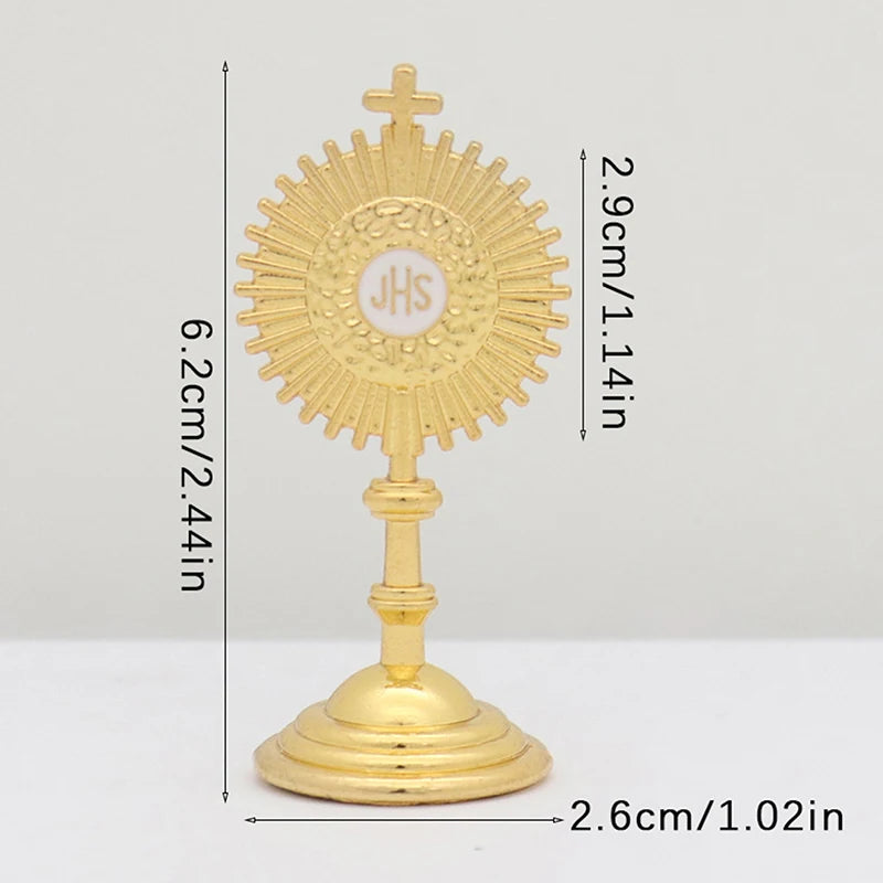 Catholic Communion Statue Gold