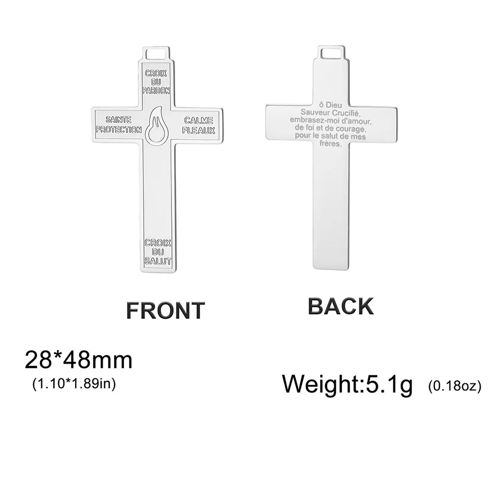 Cross of Forgiveness Pendant – Catholic Pardon Cross Devotional