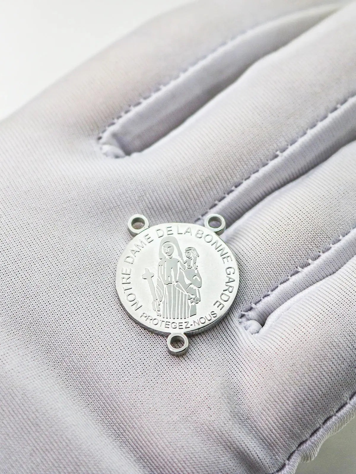 Our Lady of Bonne Garde (Good Guard) Medal Necklace | Marie-Julie Jahenny Catholic Sacramental for Preservation of Purity