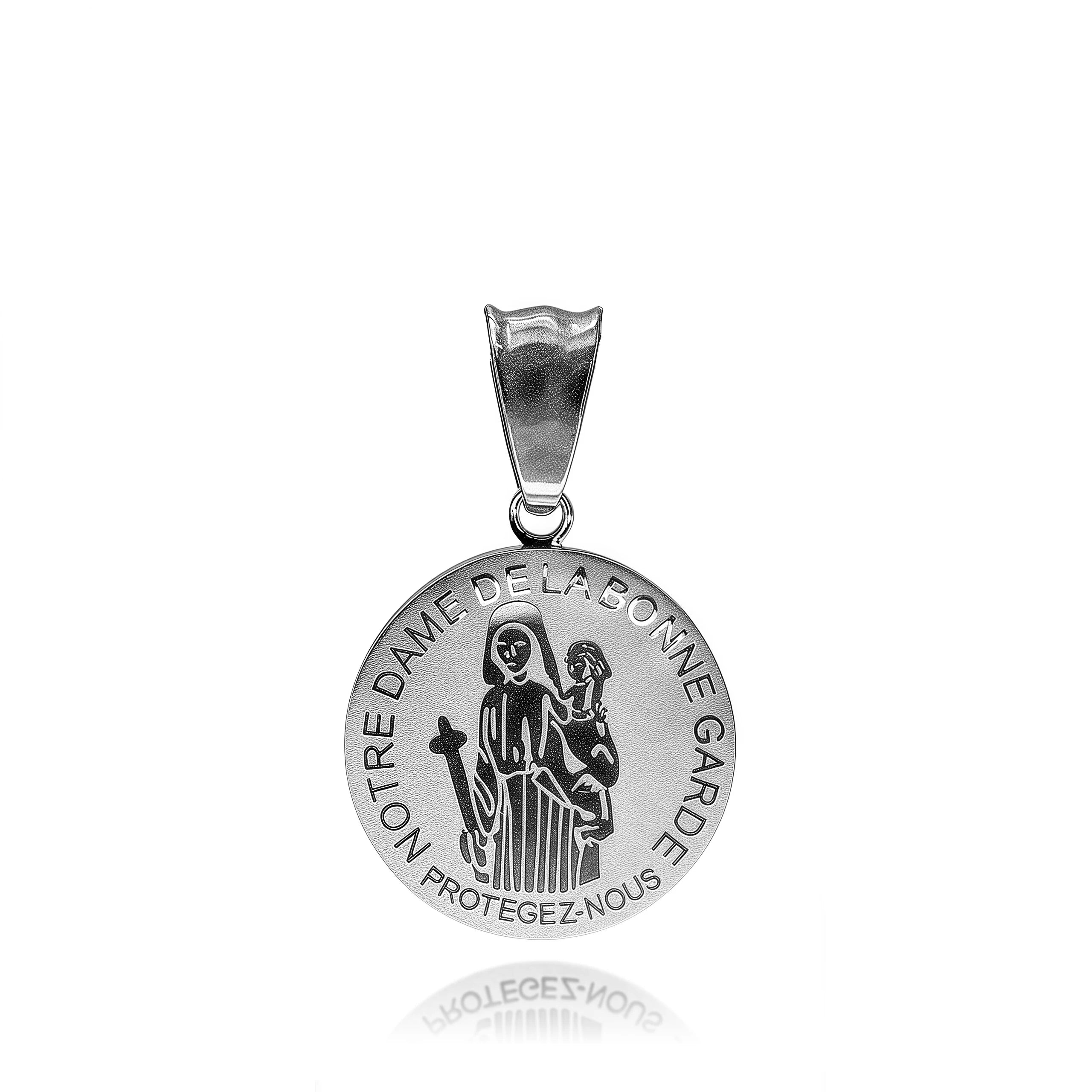 Our Lady of Bonne Garde (Good Guard) Medal Necklace | Marie-Julie Jahenny Catholic Sacramental for Preservation of Purity