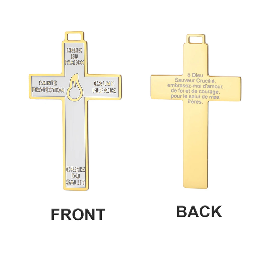Cross of Forgiveness Pendant – Catholic Pardon Cross Devotional