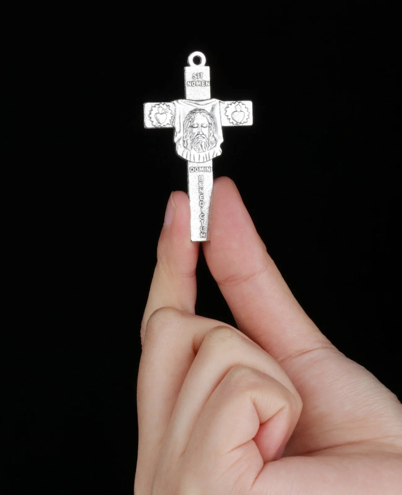 Holy Face of Jesus Reparation Cross – Veronica’s Veil Crucifix | DOMINI BENEDICTUM | 5-Pieces