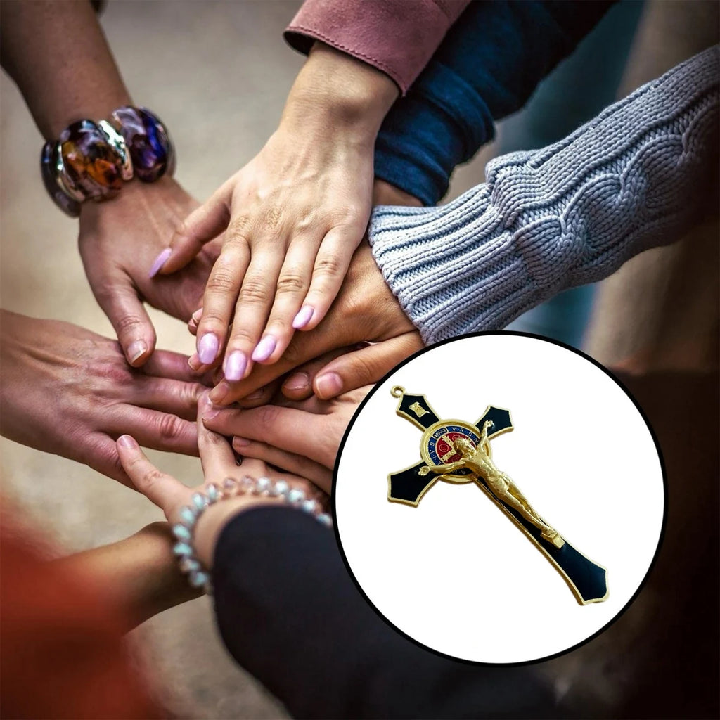 Saint Benedict Wall Crucifix – Catholic Cross of Protection