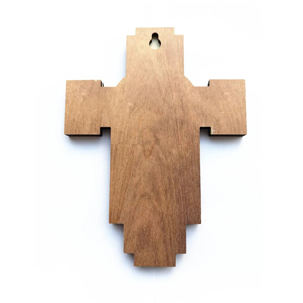 Wooden Orthodox Wall Cross – Hanging Jesus Christ Crucifix