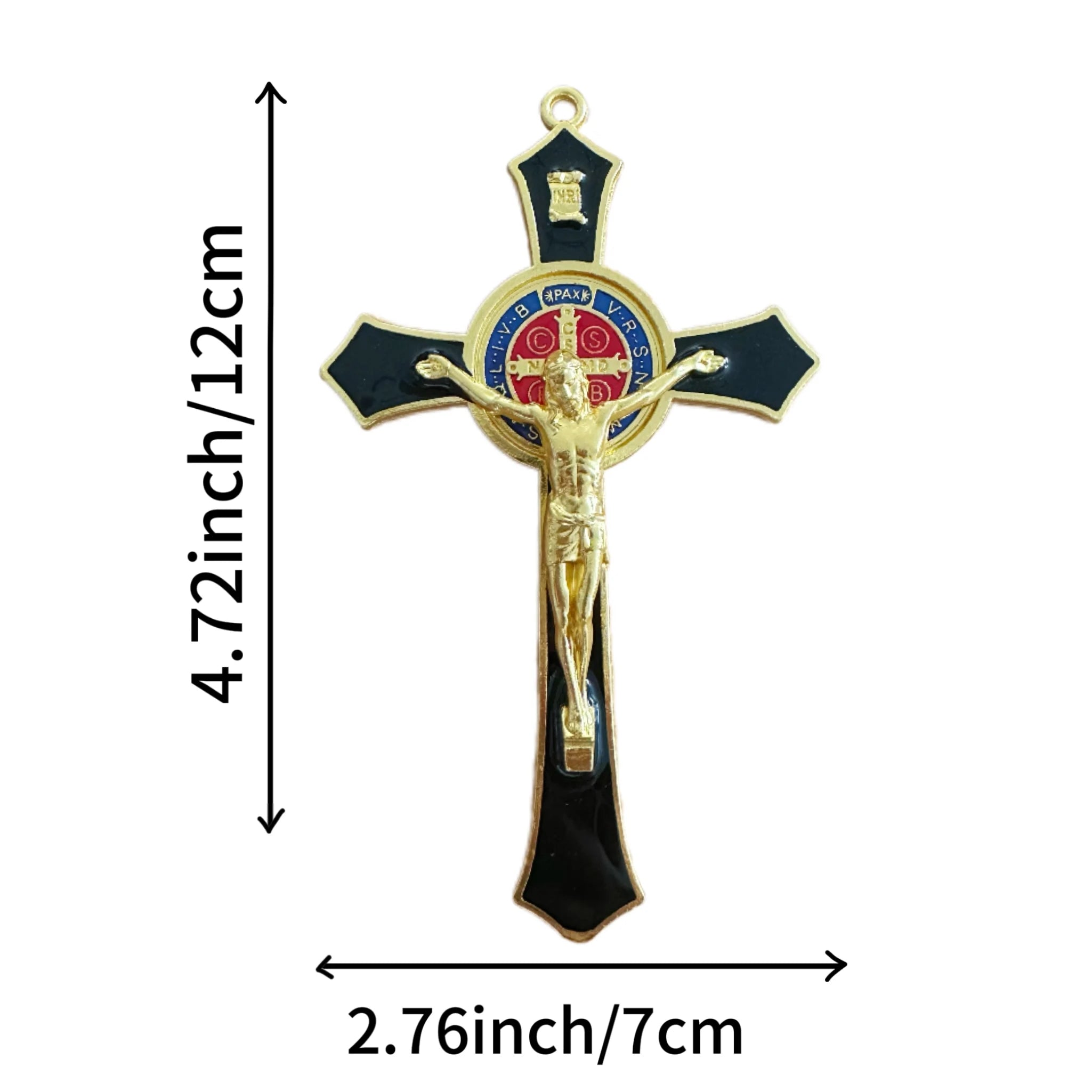 Saint Benedict Wall Crucifix – Catholic Cross of Protection
