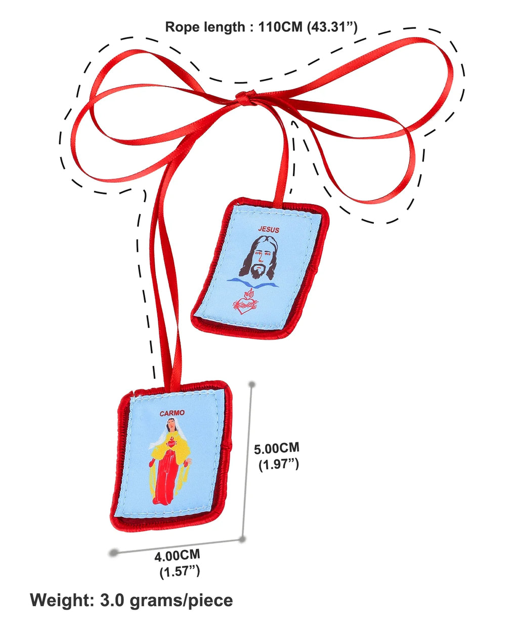 Sacred Heart of Jesus & Our Lady of Mount Carmel Scapular – Catholic Devotional