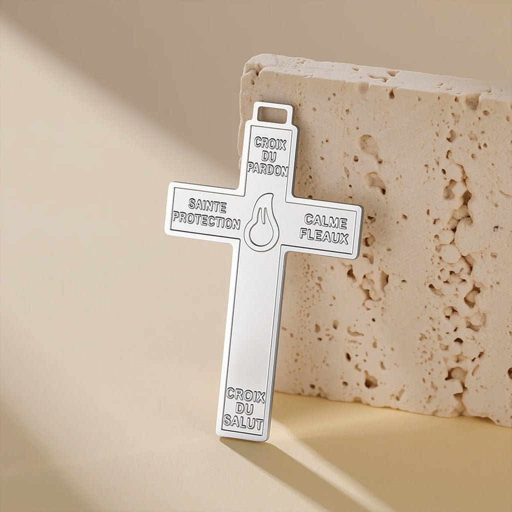 Cross of Forgiveness Pendant – Catholic Pardon Cross Devotional