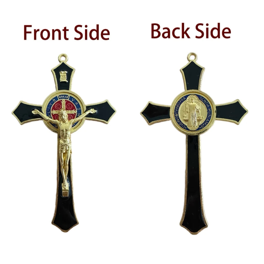 Saint Benedict Wall Crucifix – Catholic Cross of Protection