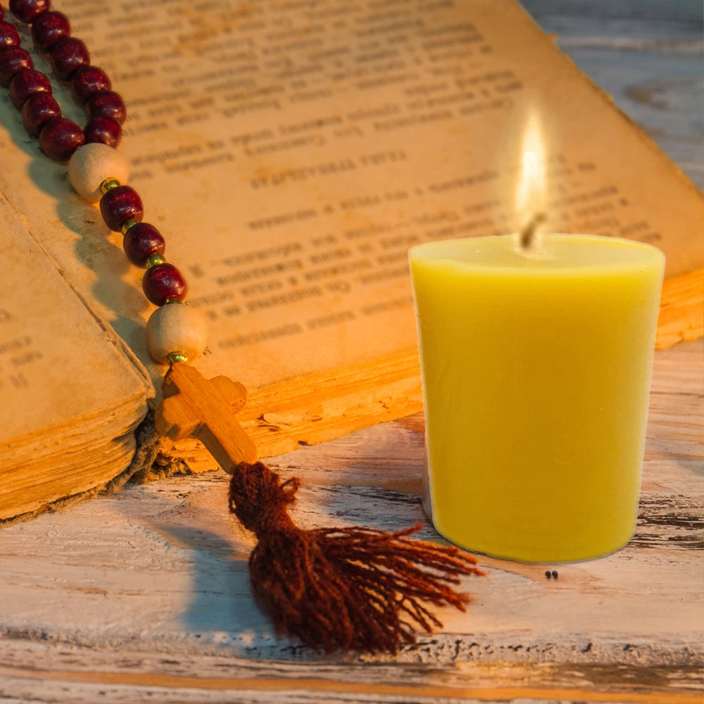 100% Pure Beeswax Candles – 12 Piece Sets | Traditional Catholic Prophecy | Prayer Candles for Home Blessing, 3 Days of Darkness & Spiritual Protection
