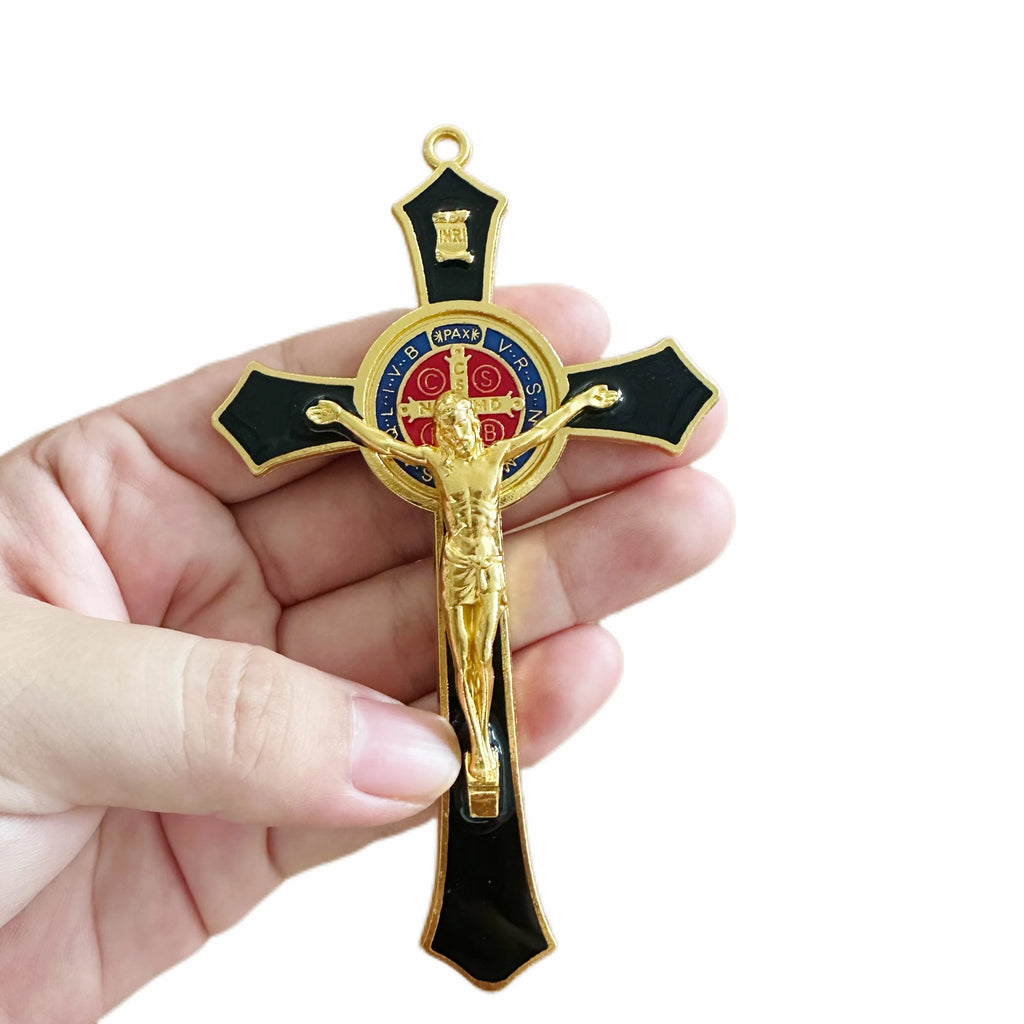 Saint Benedict Wall Crucifix – Catholic Cross of Protection