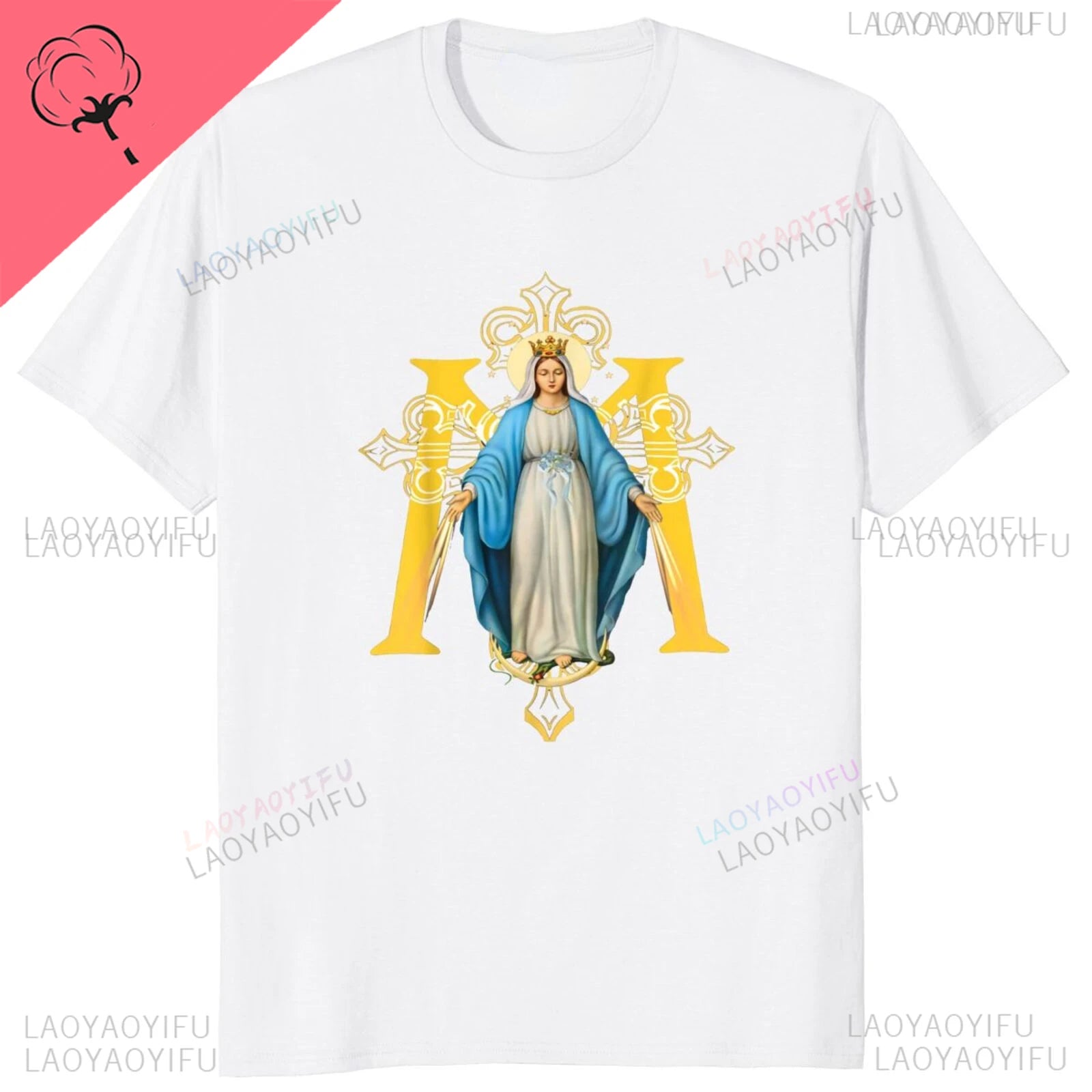 Our Lady Catholic T-Shirt – Blessed Virgin Mary Devotional Tee