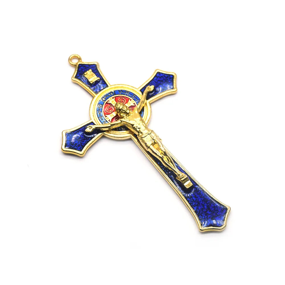 Golden Saint Benedict Cross (12*7cm)