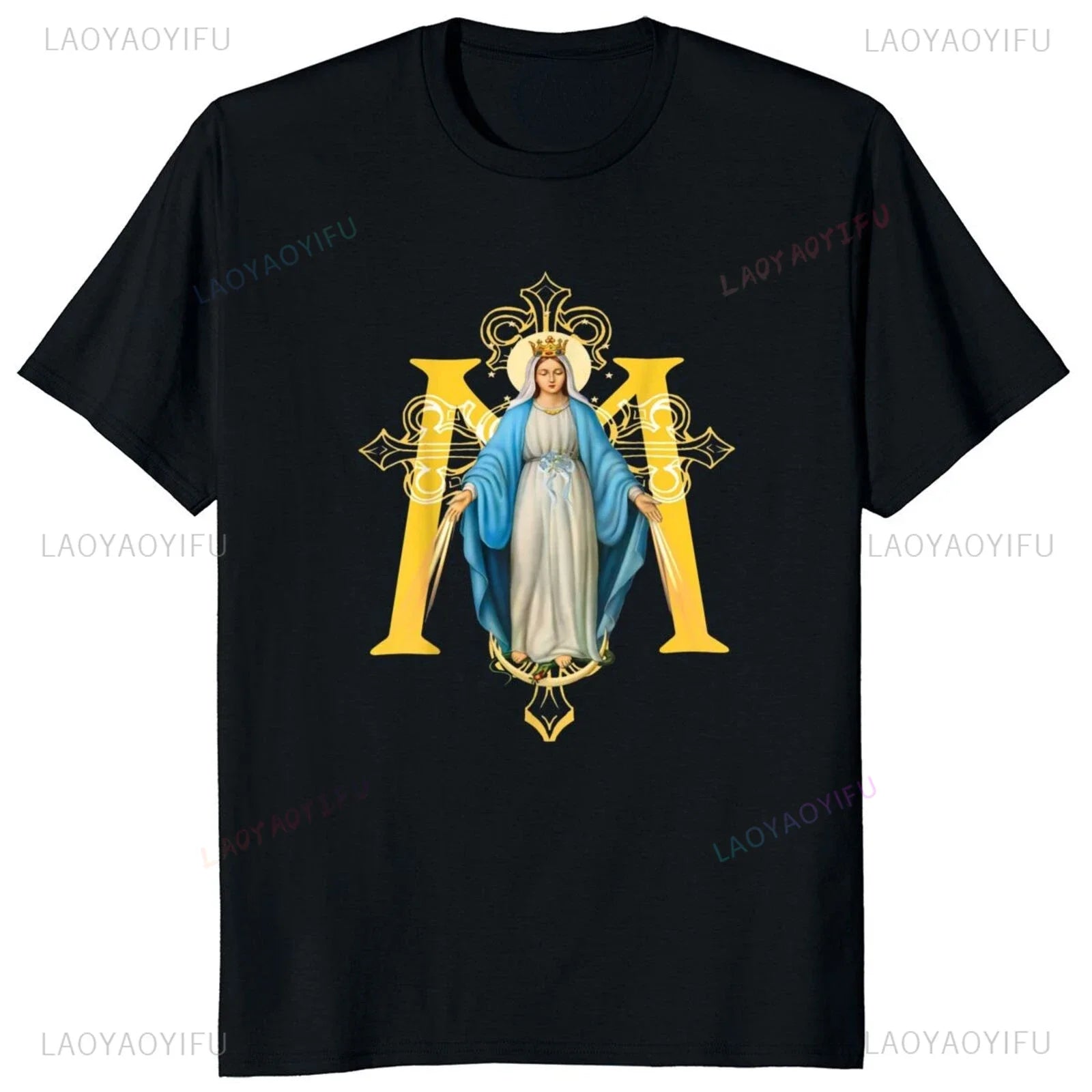 Our Lady Catholic T-Shirt – Blessed Virgin Mary Devotional Tee