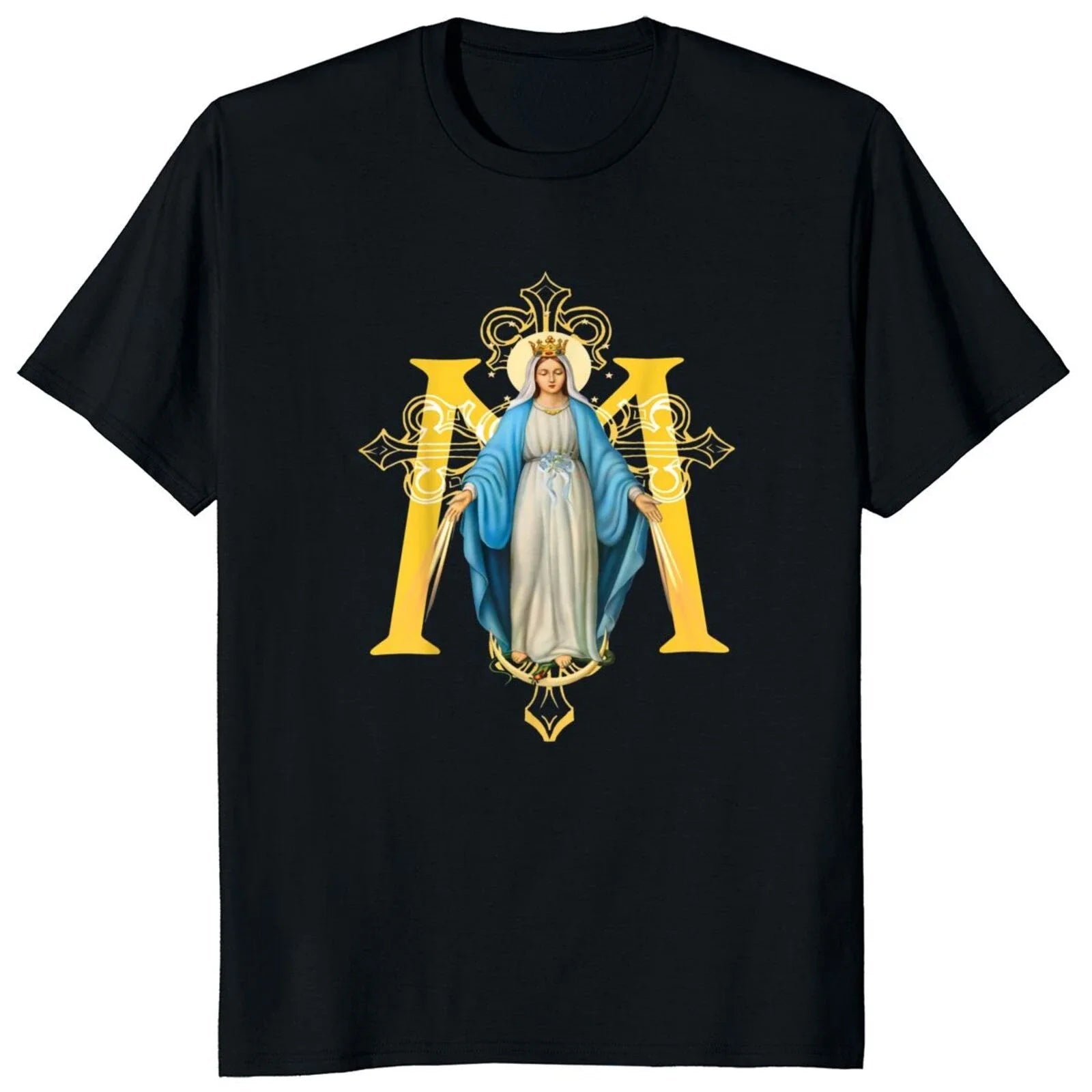 Our Lady Catholic T-Shirt – Blessed Virgin Mary Devotional Tee