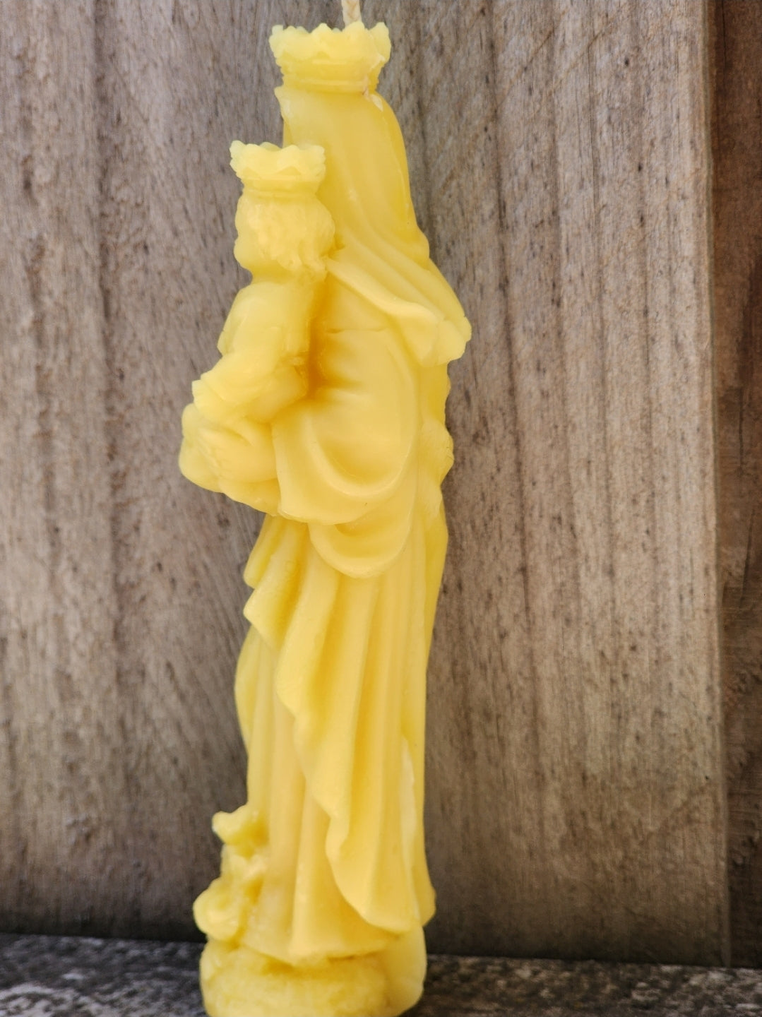 OUR LADY OF MOUNT CARMEL | Pure organic beeswax candle