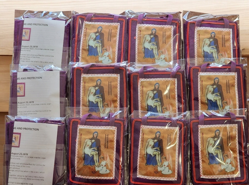 Purple Scapular of Benediction | Catholic Sacramental